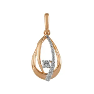 Подвеска SANIS золото 01-314398 (SANIS, Россия)