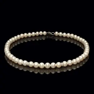 Бусы  серебро 01455S1D7.5.50 (Россия)