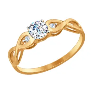 Кольцо Sokolov и Diamant золото 017154-4 (Sokolov и Diamant, Россия)