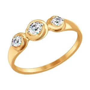 Кольцо Sokolov и Diamant золото 017260 (Sokolov и Diamant, Россия)