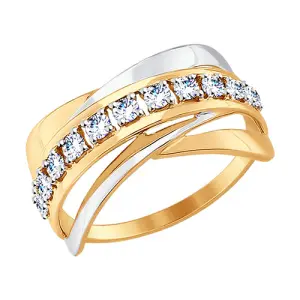 Кольцо Sokolov и Diamant золото 017551 (Sokolov и Diamant, Россия)