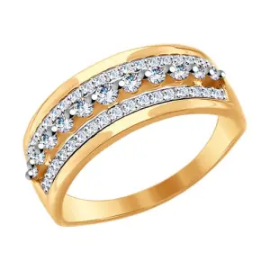 Кольцо Sokolov и Diamant золото 017642 (Sokolov и Diamant, Россия)