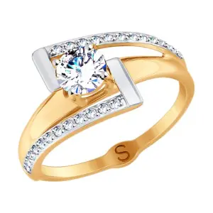 Кольцо Sokolov и Diamant золото 017767-4 (Sokolov и Diamant, Россия)