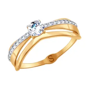Кольцо Sokolov и Diamant золото 017789 (Sokolov и Diamant, Россия)