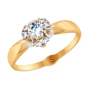 Кольцо Sokolov и Diamant золото 017874 (Sokolov и Diamant, Россия)