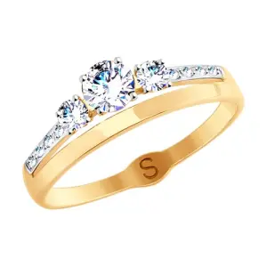 Кольцо Sokolov и Diamant золото 017891-4 (Sokolov и Diamant, Россия)