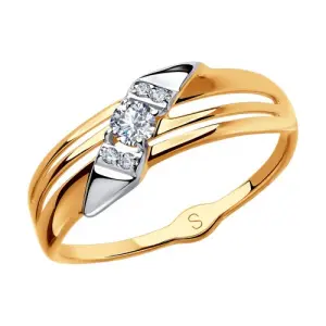 Кольцо Sokolov и Diamant золото 017936-4 (Sokolov и Diamant, Россия)