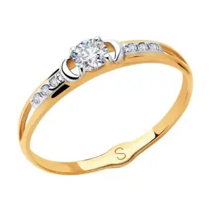 Кольцо Sokolov и Diamant золото 018093 (Sokolov и Diamant, Россия)