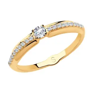 Кольцо Sokolov и Diamant золото 018153 (Sokolov и Diamant, Россия)