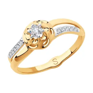 Кольцо Sokolov и Diamant золото 018255 (Sokolov и Diamant, Россия)