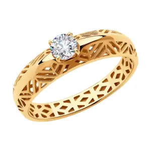 Кольцо Sokolov и Diamant золото 018378 (Sokolov и Diamant, Россия)