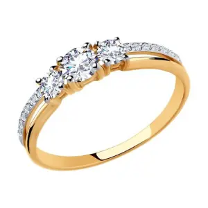 Кольцо Sokolov и Diamant золото 018468 (Sokolov и Diamant, Россия)