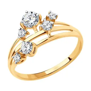 Кольцо Sokolov и Diamant золото 018491-4 (Sokolov и Diamant, Россия)