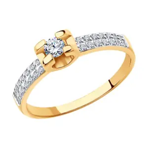 Кольцо Sokolov и Diamant золото 018492-4 (Sokolov и Diamant, Россия)