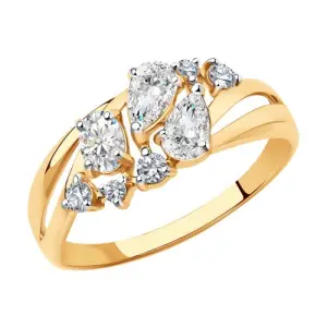 Кольцо Sokolov и Diamant золото 018512-4 (Sokolov и Diamant, Россия)