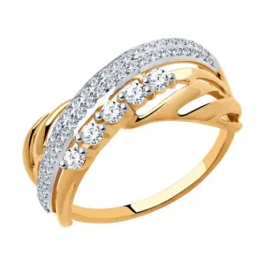 Кольцо Sokolov и Diamant золото 018582 (Sokolov и Diamant, Россия)