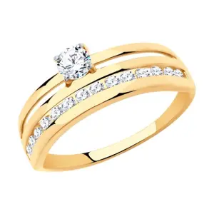 Кольцо Sokolov и Diamant золото 018690 (Sokolov и Diamant, Россия)