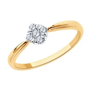 Кольцо Sokolov и Diamant золото 018759 (Sokolov и Diamant, Россия)