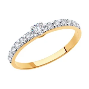 Кольцо Sokolov и Diamant золото 019027 (Sokolov и Diamant, Россия)
