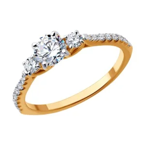 Кольцо Sokolov и Diamant золото 019490 (Sokolov и Diamant, Россия)