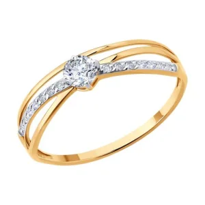 Кольцо Sokolov и Diamant золото 019595 (Sokolov и Diamant, Россия)