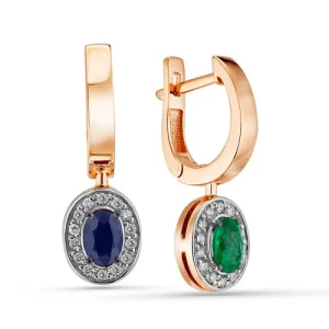 Серьги Era Jewellery золото 02-02738-01-305-01-02 (Era Jewellery, Россия)