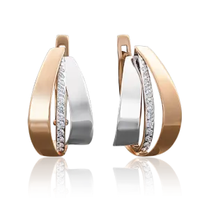 Серьги Platina Jewellery золото 02-3891-00-401-1111-23 (Platina Jewellery, Россия)