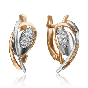 Серьги Platina Jewellery золото 02-4350-00-401-1111-24 (Platina Jewellery, Россия)