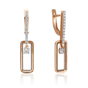 Серьги Platina Jewellery золото 02-4409-00-501-1110-38 (Platina Jewellery, Россия)