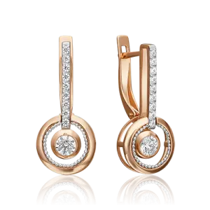 Серьги Platina Jewellery золото 02-4484-00-501-1111-38 (Platina Jewellery, Россия)