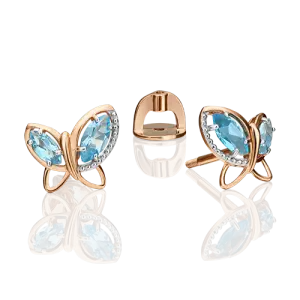 Серьги Platina Jewellery золото 02-4558-00-201-1110-46 (Platina Jewellery, Россия)