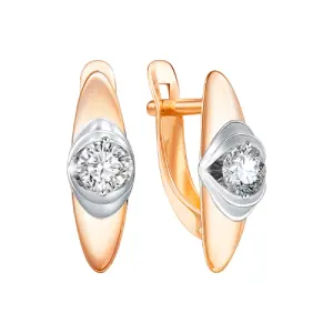 Серьги ZOLOTYE UZORY золото 02-8463 (ZOLOTYE UZORY, Россия)