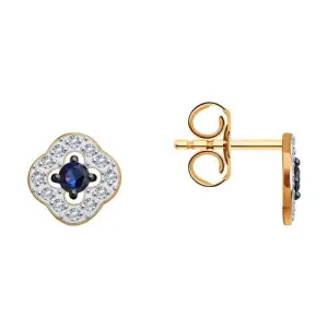 Серьги Sokolov и Diamant золото 0200032 (Sokolov и Diamant, Россия)