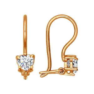 Серьги Sokolov и Diamant золото 021929 (Sokolov и Diamant, Россия)