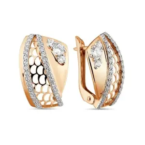 Серьги АЛЕКСИ золото 022452 (АЛЕКСИ, Россия)