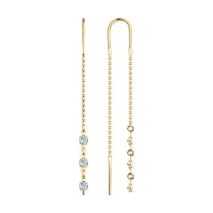 Серьги Sokolov и Diamant золото 022807 (Sokolov и Diamant, Россия)