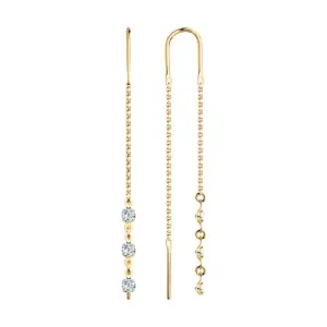 Серьги Sokolov и Diamant золото 022807-4 (Sokolov и Diamant, Россия)