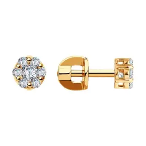 Серьги Sokolov и Diamant золото 025795 (Sokolov и Diamant, Россия)