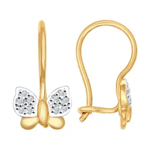 Серьги Sokolov и Diamant золото 026865-4 (Sokolov и Diamant, Россия)