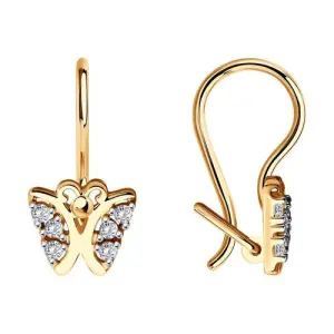 Серьги Sokolov и Diamant золото 027123 (Sokolov и Diamant, Россия)