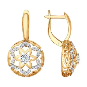 Серьги Sokolov и Diamant золото 027461 (Sokolov и Diamant, Россия)