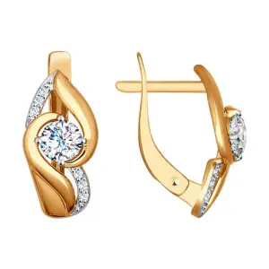 Серьги Sokolov и Diamant золото 027462 (Sokolov и Diamant, Россия)