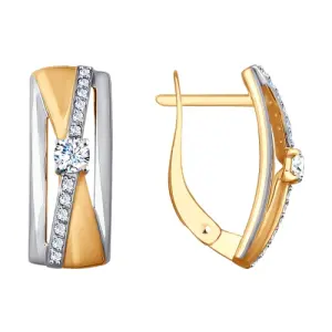 Серьги Sokolov и Diamant золото 027813 (Sokolov и Diamant, Россия)