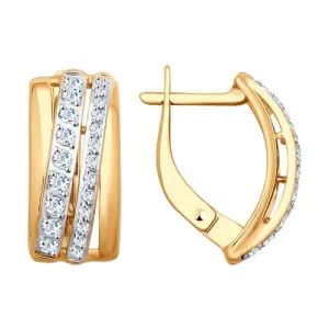 Серьги Sokolov и Diamant золото 027927 (Sokolov и Diamant, Россия)