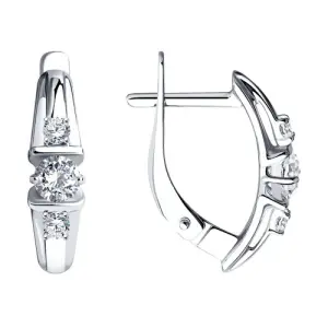 Серьги Sokolov и Diamant золото 027944-3 (Sokolov и Diamant, Россия)