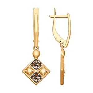 Серьги Sokolov и Diamant золото 027986-4 (Sokolov и Diamant, Россия)