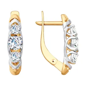 Серьги Sokolov и Diamant золото 028010 (Sokolov и Diamant, Россия)
