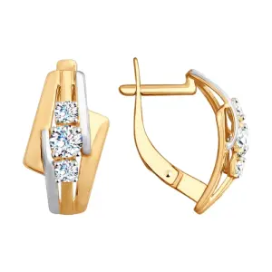 Серьги Sokolov и Diamant золото 028011 (Sokolov и Diamant, Россия)