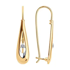 Серьги Sokolov и Diamant золото 028015 (Sokolov и Diamant, Россия)