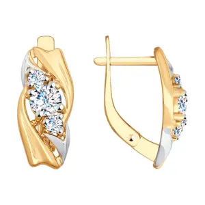 Серьги Sokolov и Diamant золото 028016 (Sokolov и Diamant, Россия)